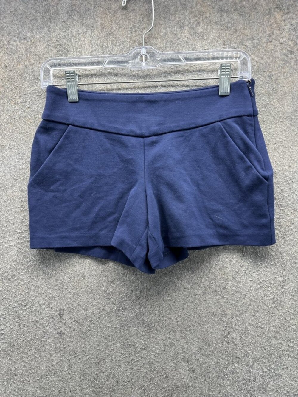 Lilly Pulitzer Shorts Womens 00 Blue Knit Sweat Elastic Waist 2.5 Inseam Casual